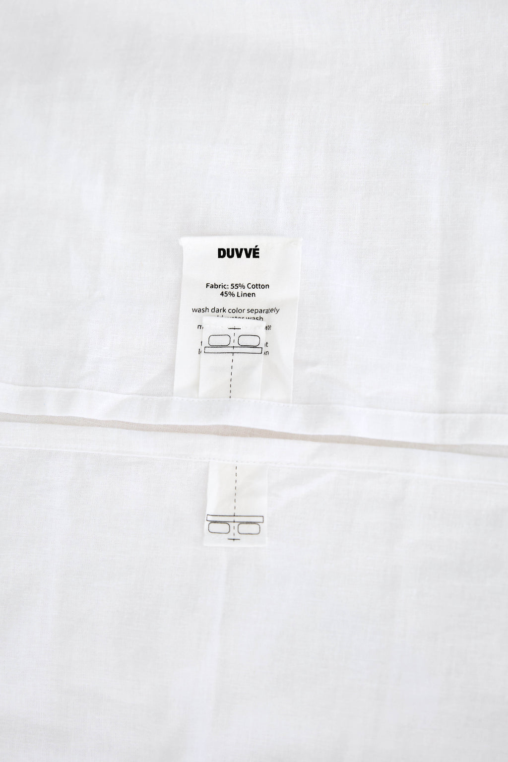 LinenCotton Luxe Flat Sheet - White