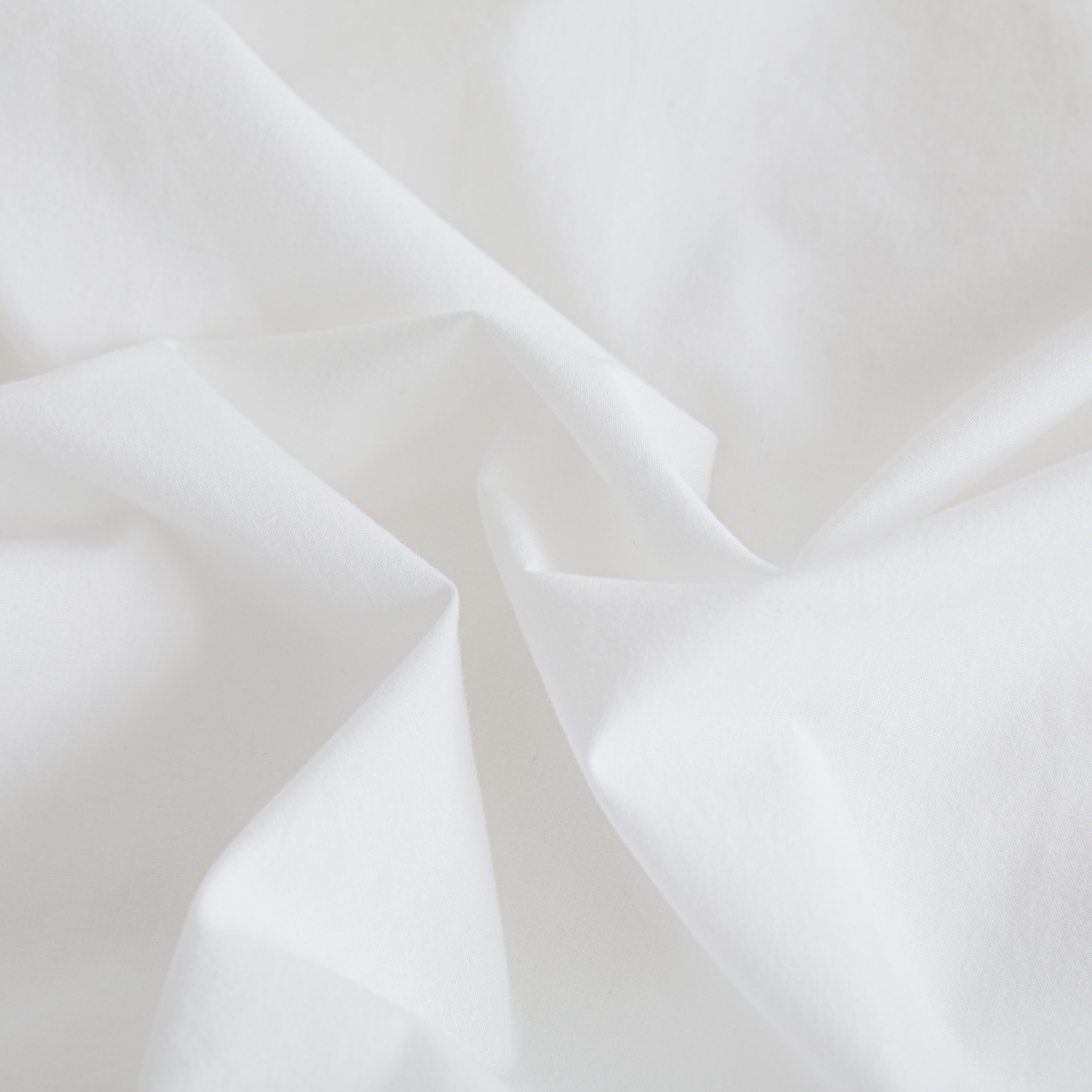 LinenCotton Luxe Flat Sheet - White