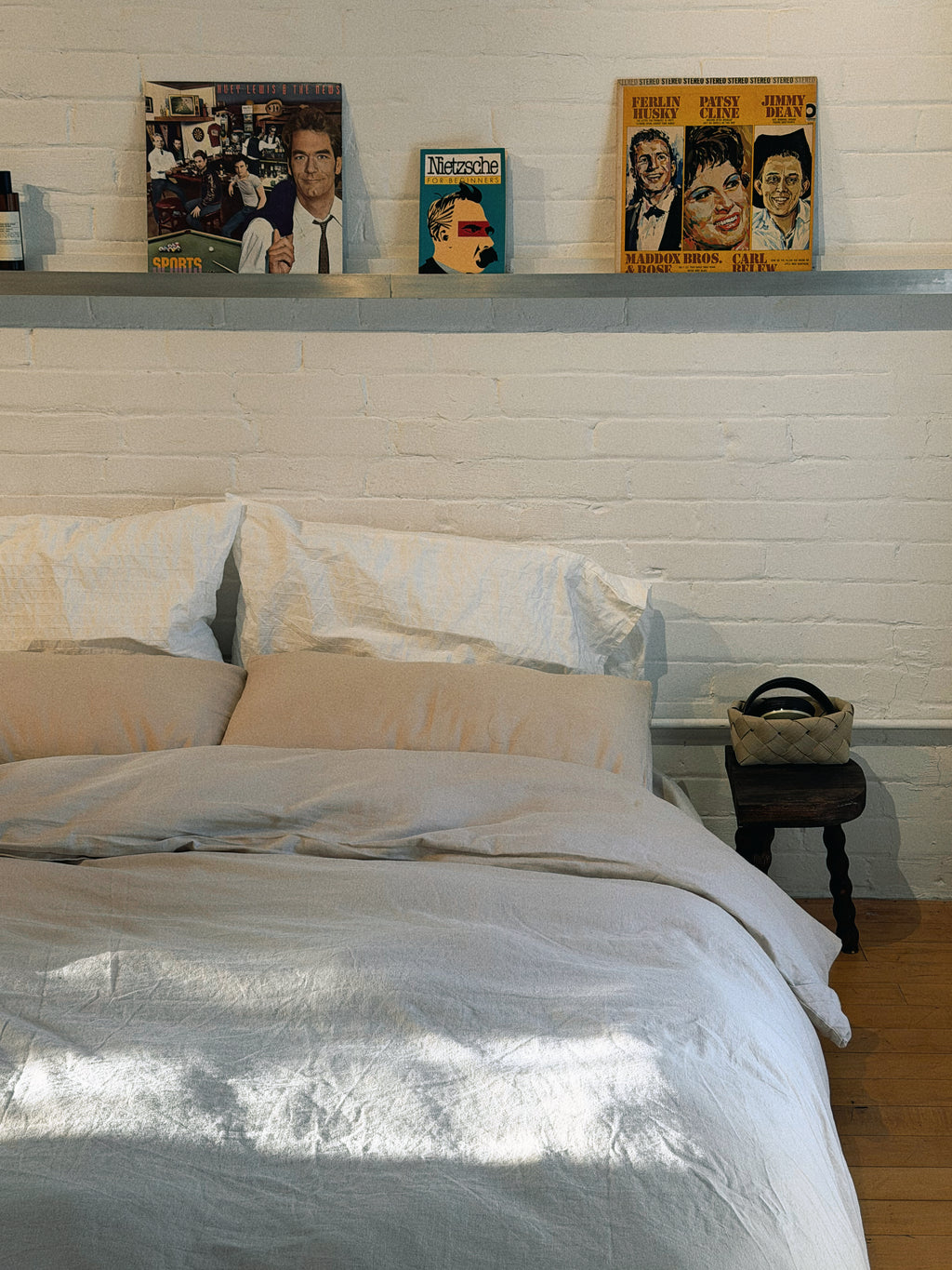 LinenCotton Luxe Flat Sheet - Beige