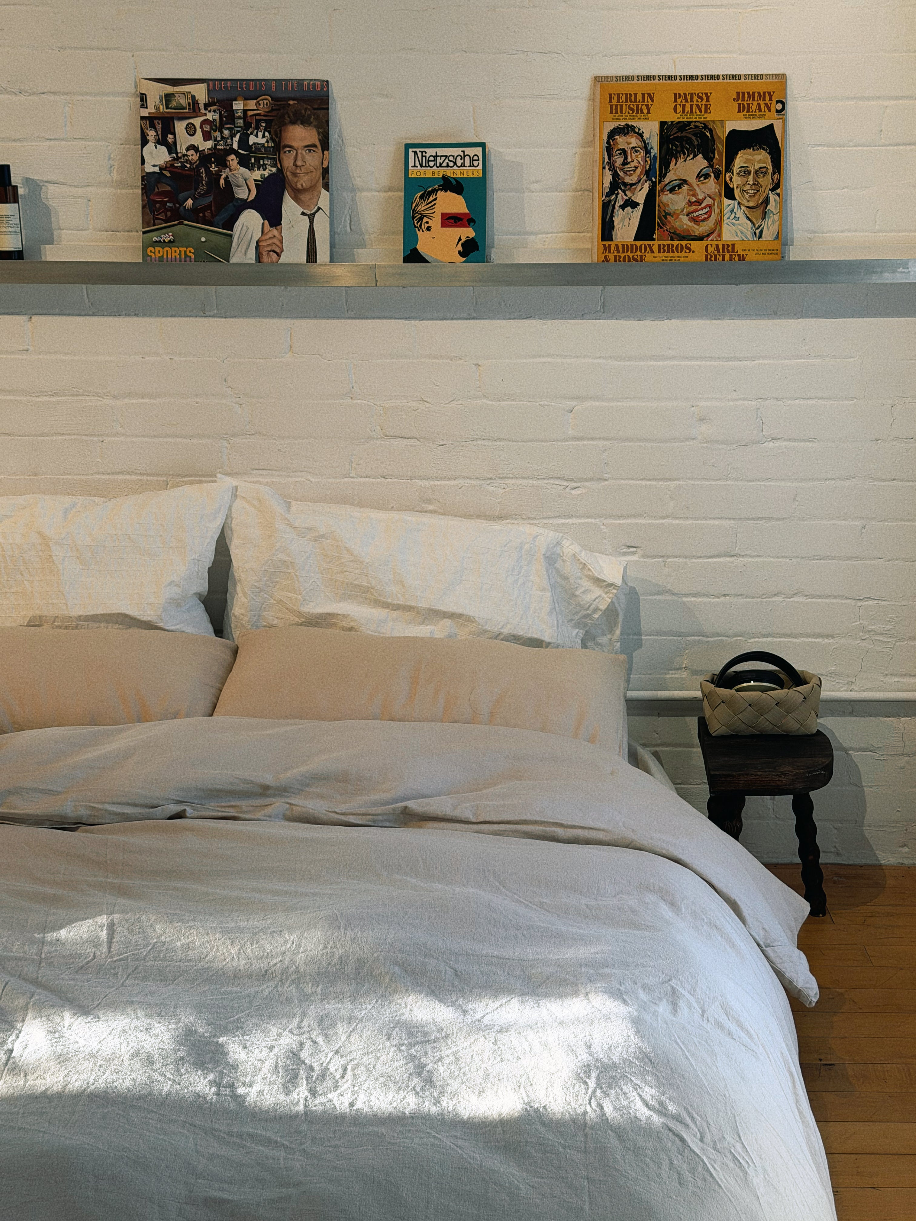 LinenCotton Luxe Flat Sheet - Beige