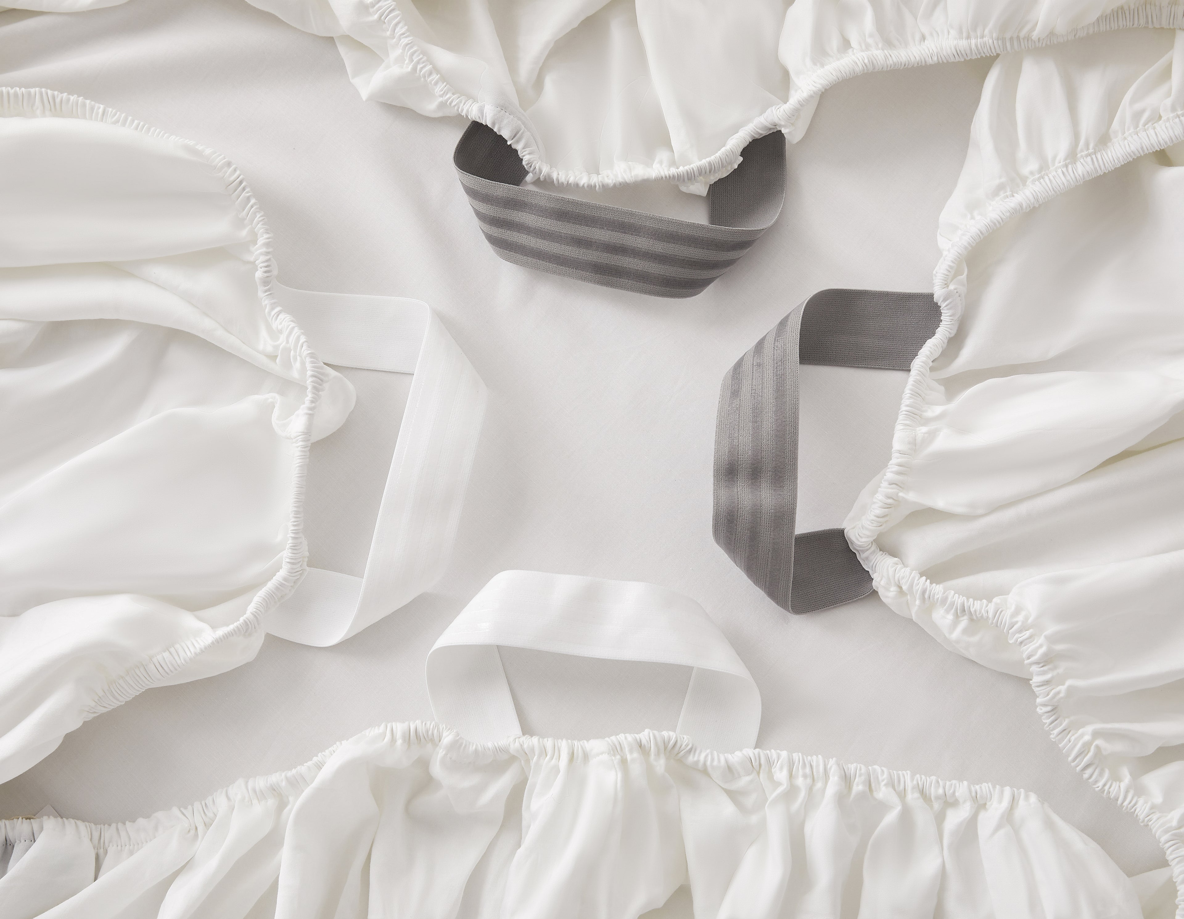 Linen Blend Fitted Sheet - 50%OFF SALE