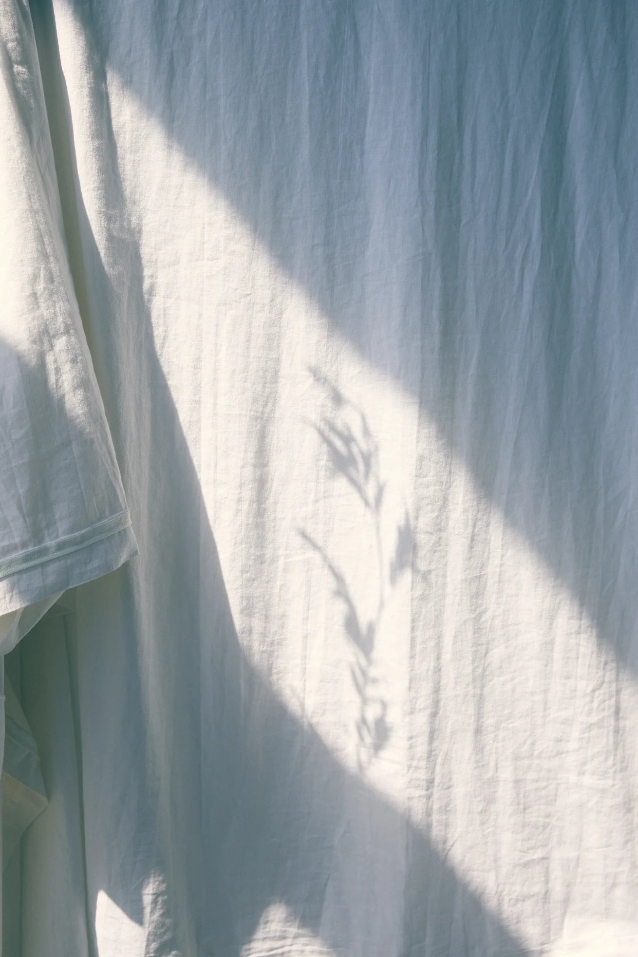 LinenCotton Luxe Flat Sheet - White