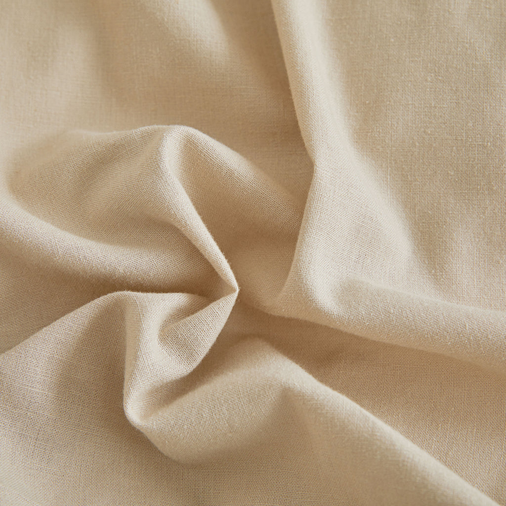 LinenCotton Luxe Flat Sheet - Beige