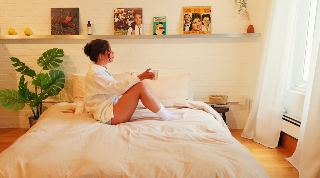 LinenCotton Luxe Pillowcase - Beige