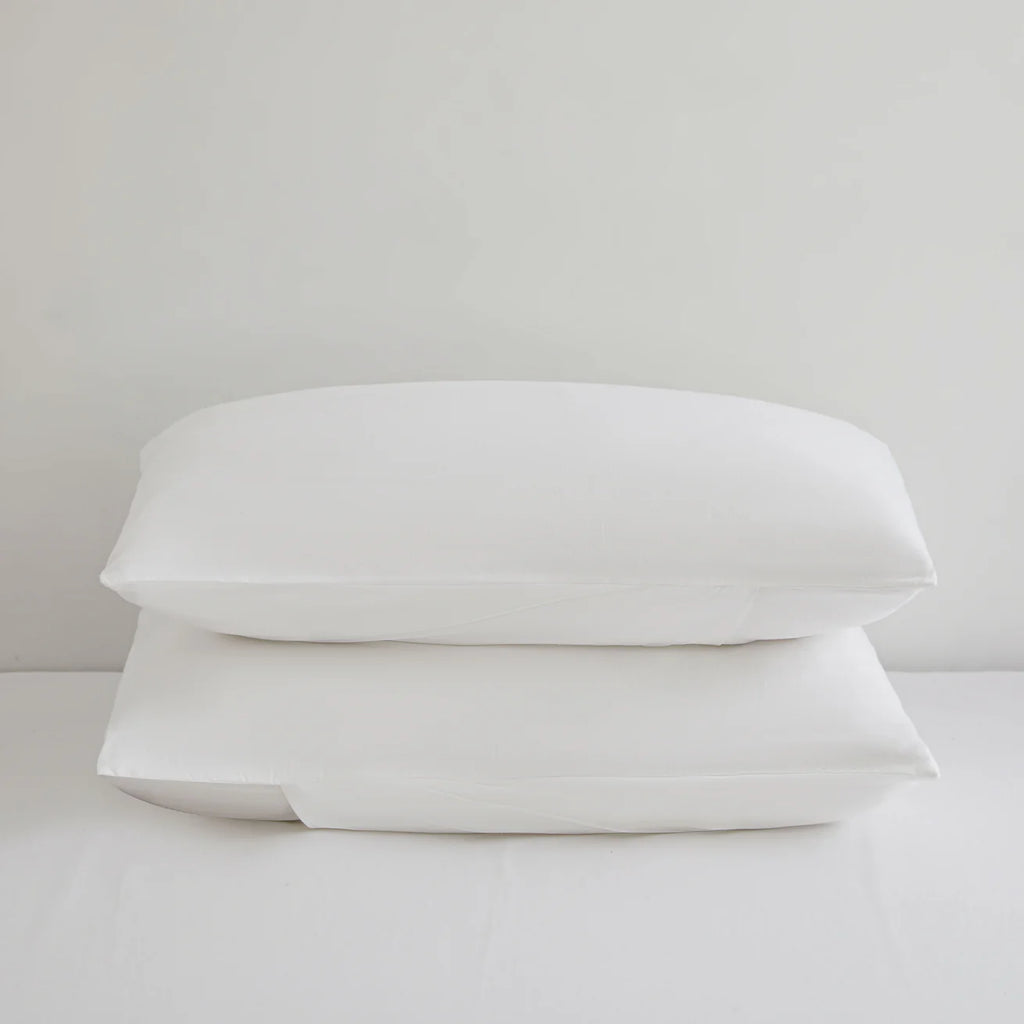 LinenCotton Luxe Pillowcase - White