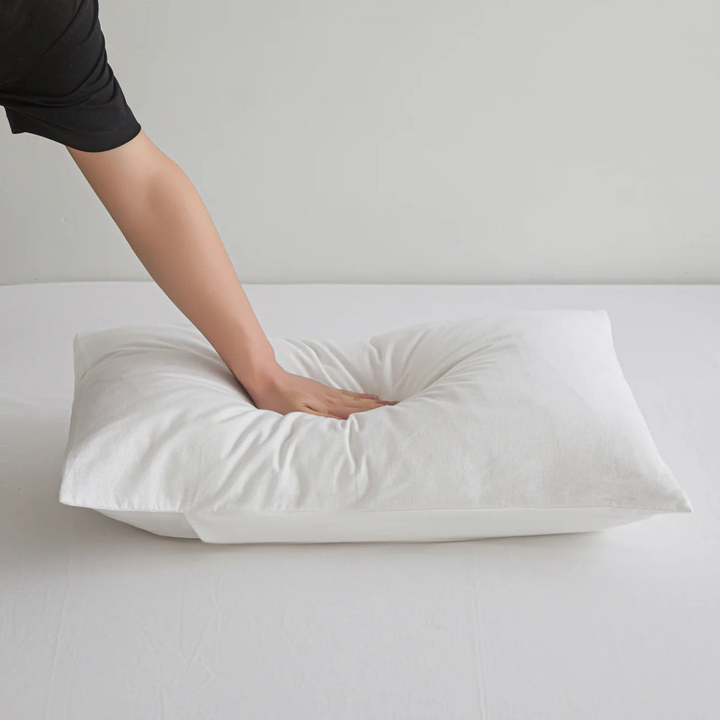 LinenCotton Luxe Pillowcase - White